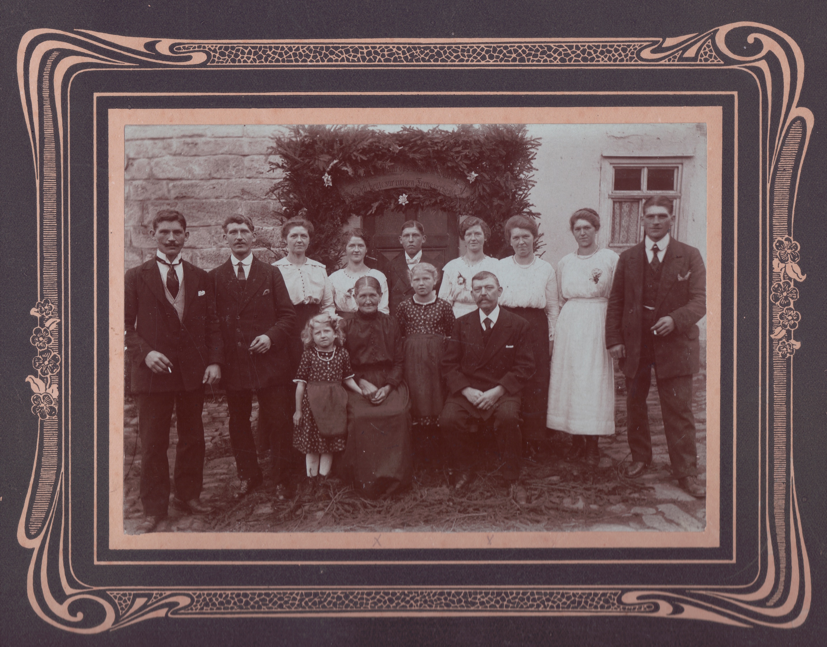 Die Martin Jehn-Familie Oktober 1920